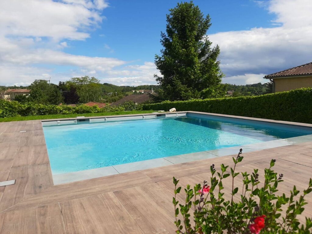 construction piscine au sel Rhône